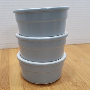 Set of 3 CERMER Ramekins Creme Brulee Lava Cake, 3.5”